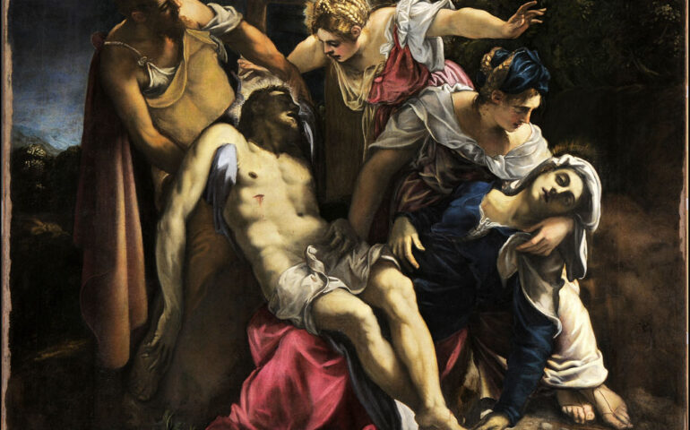 La Deposizione di Cristo di Jacopo Tintoretto dalle Gallerie dell’Accademia di Venezia a Roma