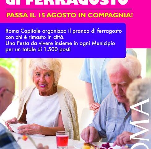 Il Comune conferma il Pranzo di Ferragosto per le persone sole