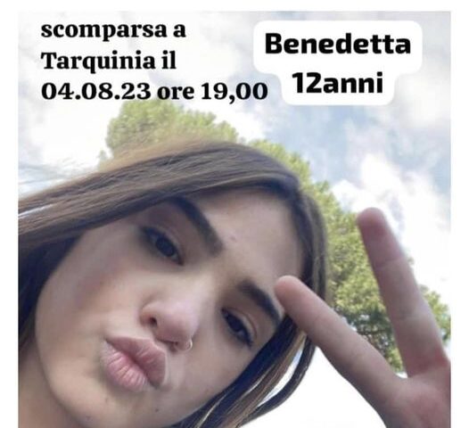 Benedetta non è stata ritrovata: è giallo sulla scomparsa della 12enne