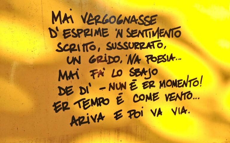 I poeti del trullo: da una scritta sul muro, la Roma degli inguaribili romantici