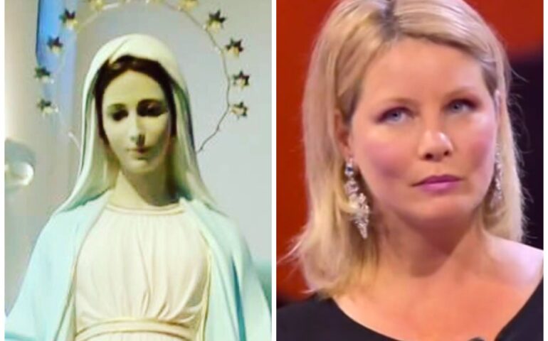 Flavia Vento ha visto la Madonna in un parco romano