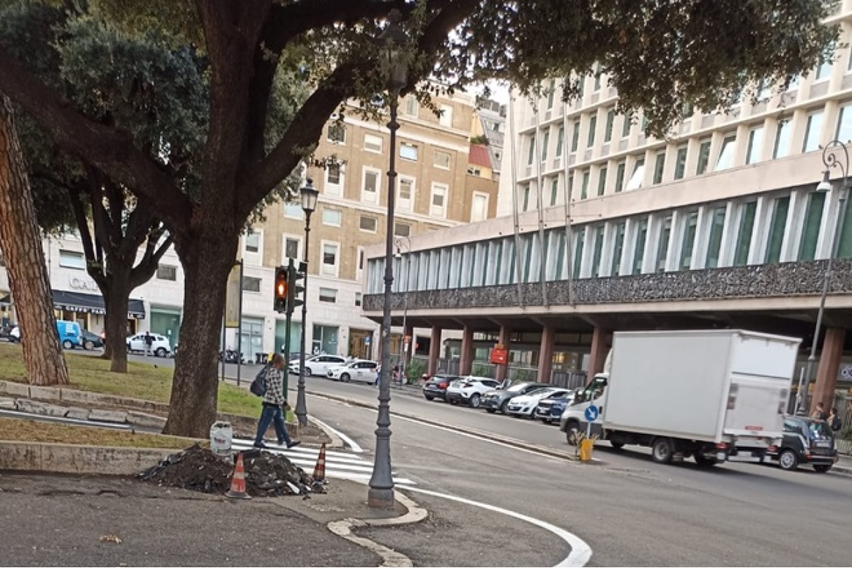 Il cantiere, appena concluso, è durato circa dieci giorni