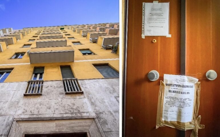 Viale Eritrea, crolla il solaio: donna precipita con il letto al piano di sotto. Salva grazie al materasso