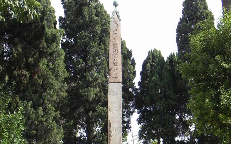 L'obelisco di Villa Celimontana