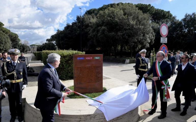 Roma, inaugurato il Giardino dei Giusti della Farnesina