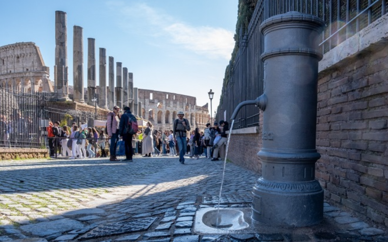 Parco archeologico del Colosseo, Comune e ACEA inaugurano tre nuovi nasoni