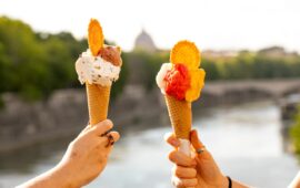 Roma è la città dove il gelato è un must assoluto