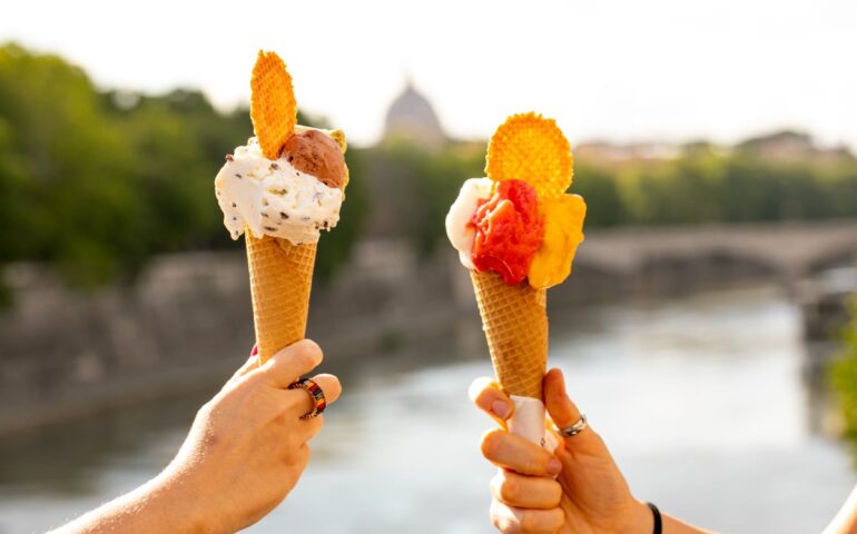 Roma è la città dove il gelato è un must assoluto