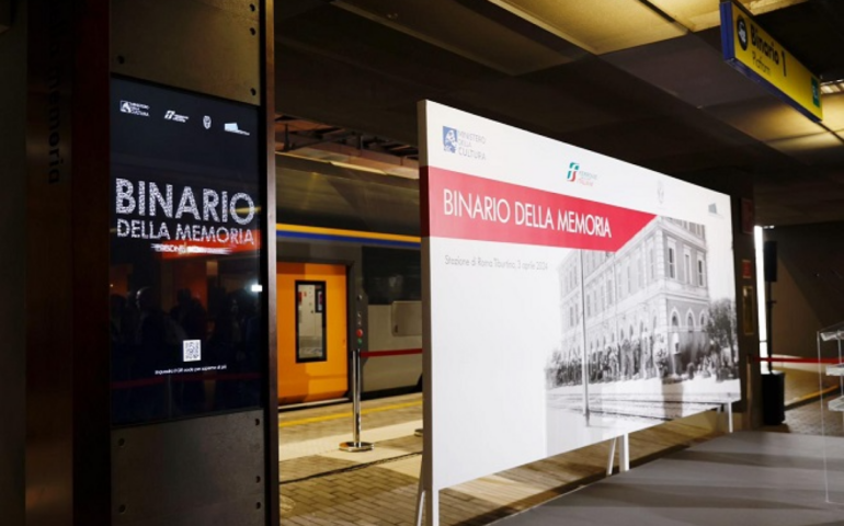 Alla stazione Tiburtina il binario della Memoria per le vittime della Shoah