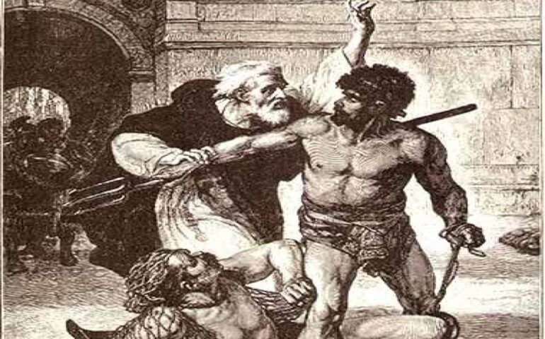 Lo sapevate? Le lotte tra gladiatori furono abolite nel 404 d.C. dopo l’uccisione di un monaco