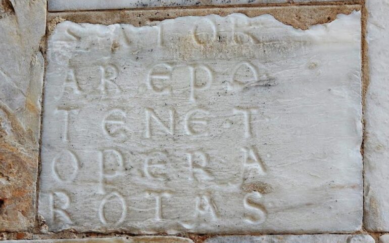 Il Quadrato del Sator (anche) a Roma: l’enigma misterioso dell’Antichità