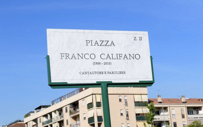 Intitolata una piazza a Franco Califano