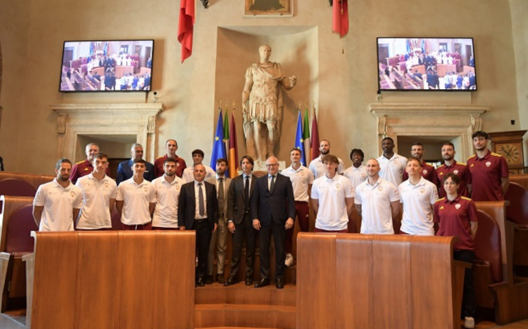 Virtus Roma premiata in Campidoglio