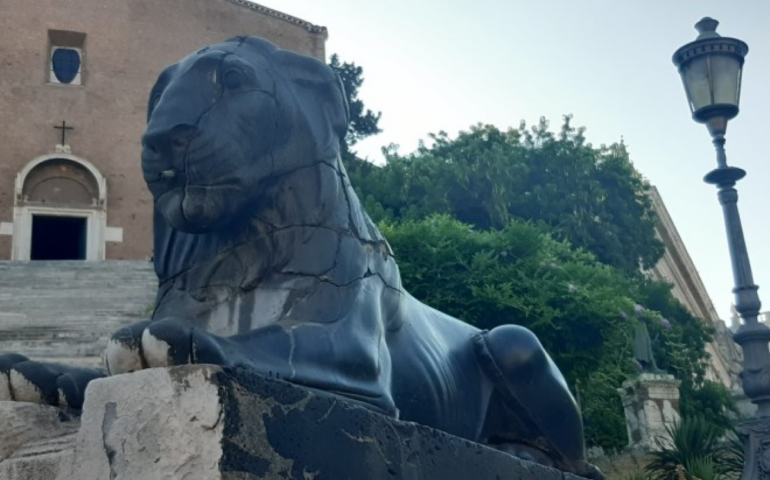 Gli animali che decorano le fontane di Roma