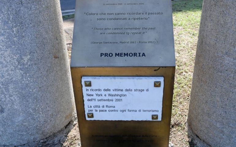 11 settembre, il ricordo di Roma