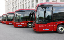 I nuovi bus elettrici a Roma