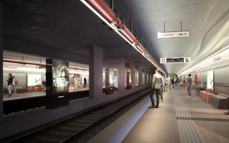 Metro A, riapre la stazione di Ottaviano