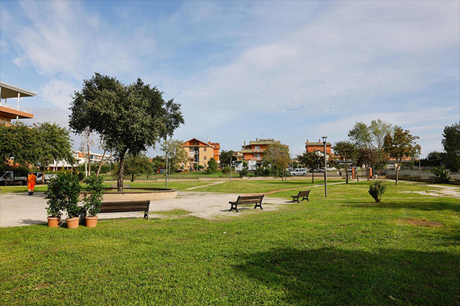 Il giardino dedicato a Liedholm