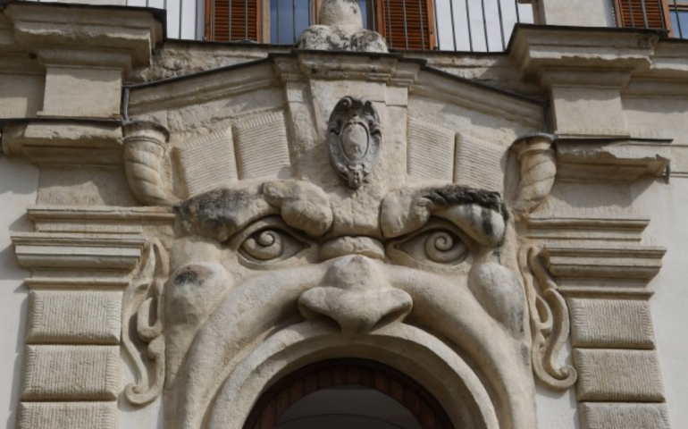 Un dettaglio di Palazzo Zuccari