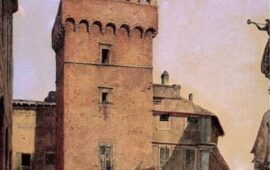 Antica rappresentazione della Torre di Ettore Roesler Franz