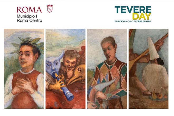Il murale di Orfeo Tamburi