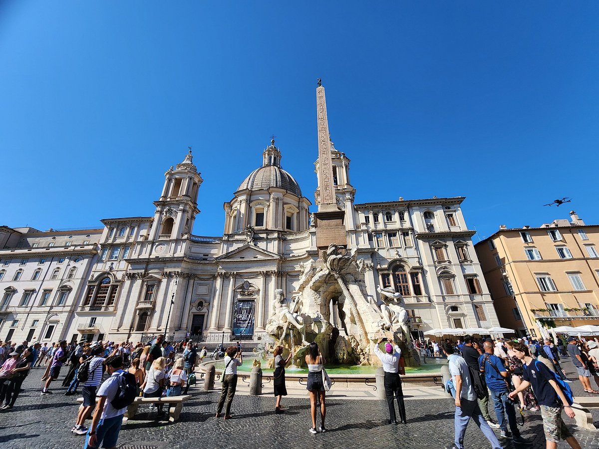 La fontana dei Quattro Fiumi