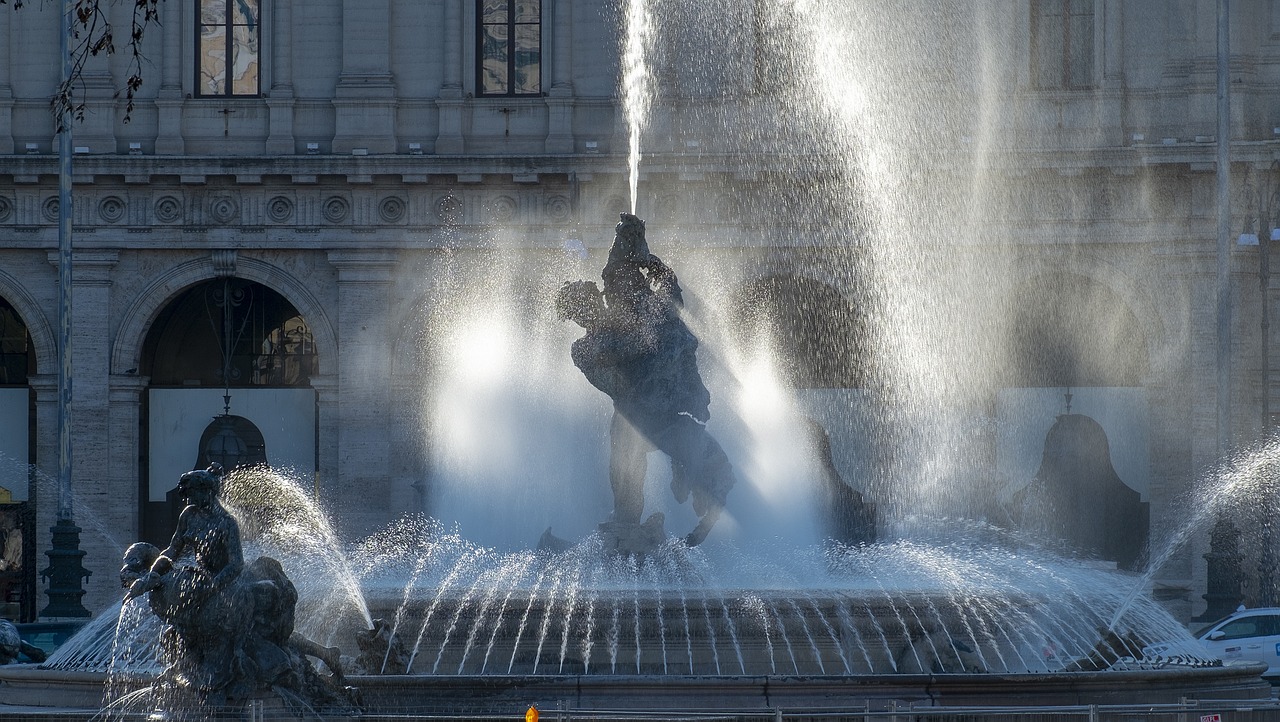 La fontana delle Naiadi