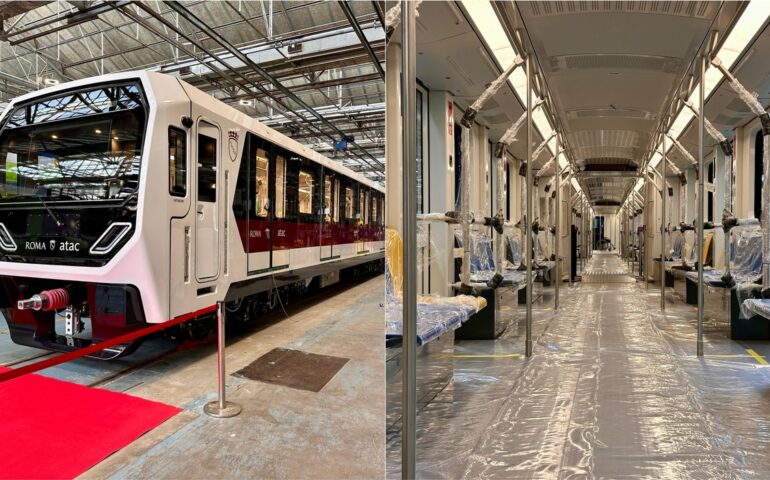 I nuovi treni della Metro di Roma