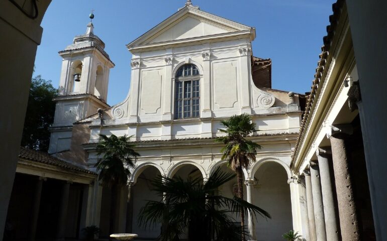 La chiesa dove si trova il fumetto con la parolaccia