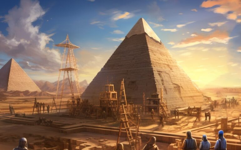 La costruzione delle piramidi