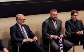 De Rossi e il sindaco di Roma Gualtieri