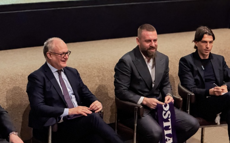 De Rossi e il sindaco di Roma Gualtieri