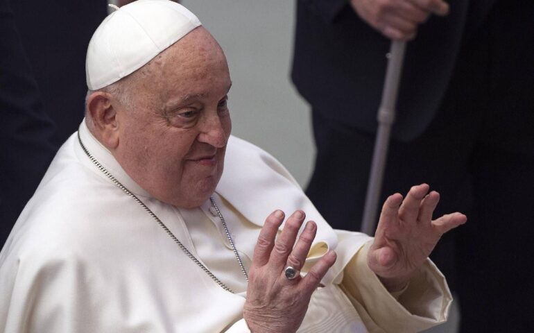 Papa Francesco (Foto Adnkronos)