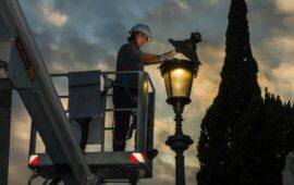 Intervento su un punto luce