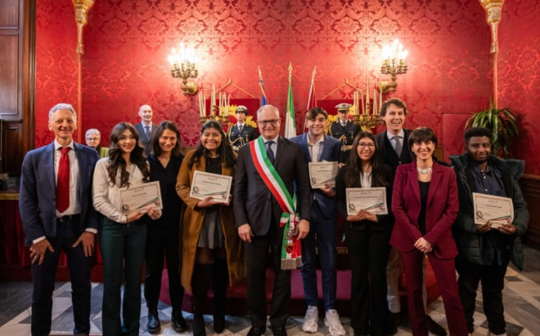 Cerimonia per la cittadinanza a Roma