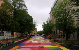 Roma, inaugurata la prima strada scolastica artistica
