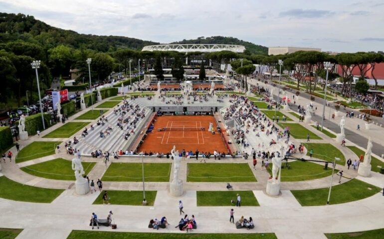 Il campo Pietrangeli (Foto Ubitennis)