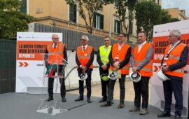 Nuova fermata Pigneto, inaugurato il cantiere