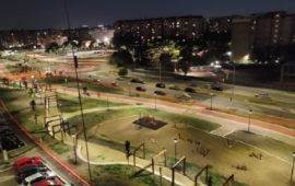 Roma, inaugurata la nuova Rambla di Pietralata
