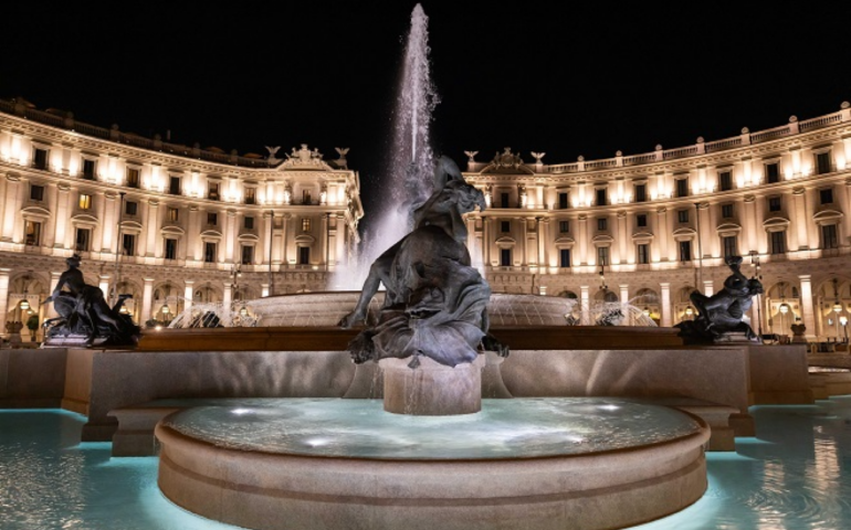 La fontana restaurata