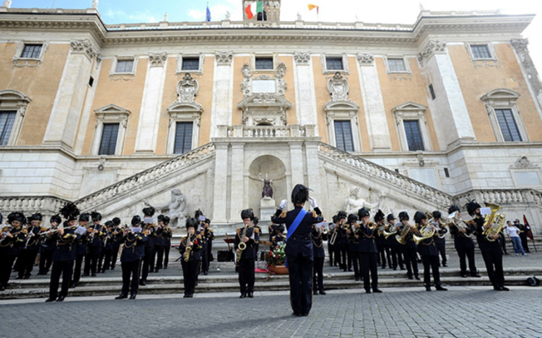 La banda della Polizia Municipale di Roma