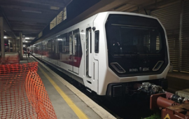 Metro B a Roma: arrivato il terzo treno Hitachi