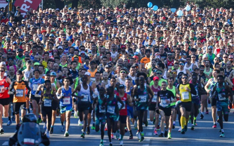 La mezza maratona Roma-Ostia