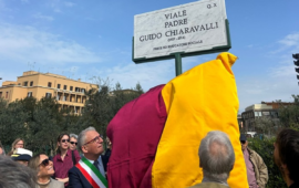 Roma, un viale del parco Garbatella dedicato a padre Guido Chiaravalli