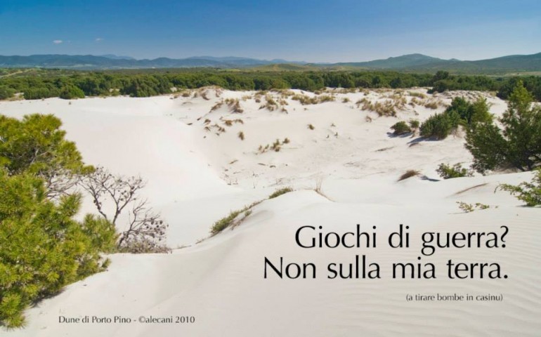 A tirare bombe H Sinu”: Sa campagna fotografica chi  est pràghida meda in sa retza