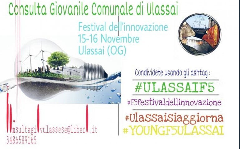 Ulassa: 15 e 16 de onniassantu apuntamentu cun su Festival de dell’Innovazione