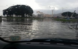 strada allagata, la Capannina