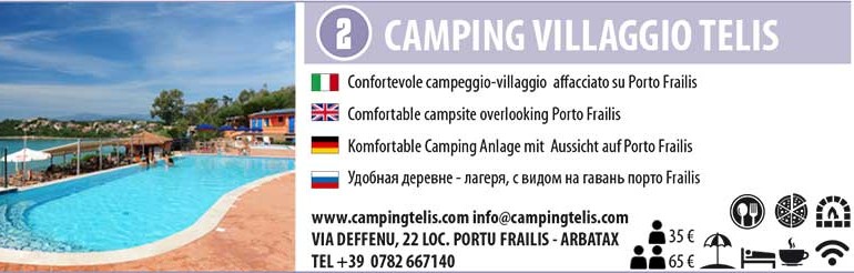 camping villaggio telis campeggio porto frailis