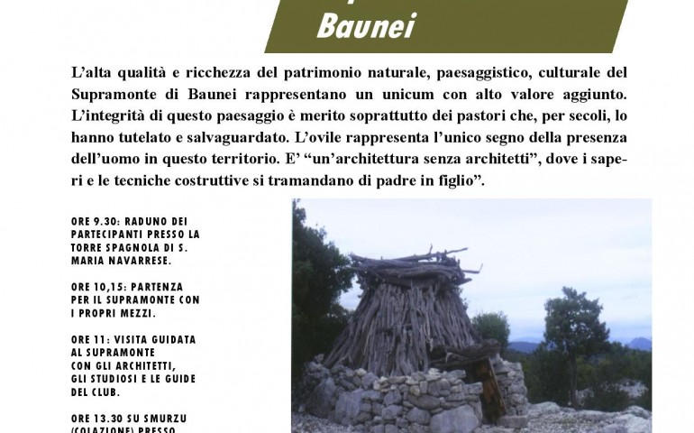 Tour fra le meraviglie del Supramonte baunese: visite guidate negli antichi “coiles”
