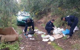 discarica abusiva tortolì guardie ecozoofile rifiuti